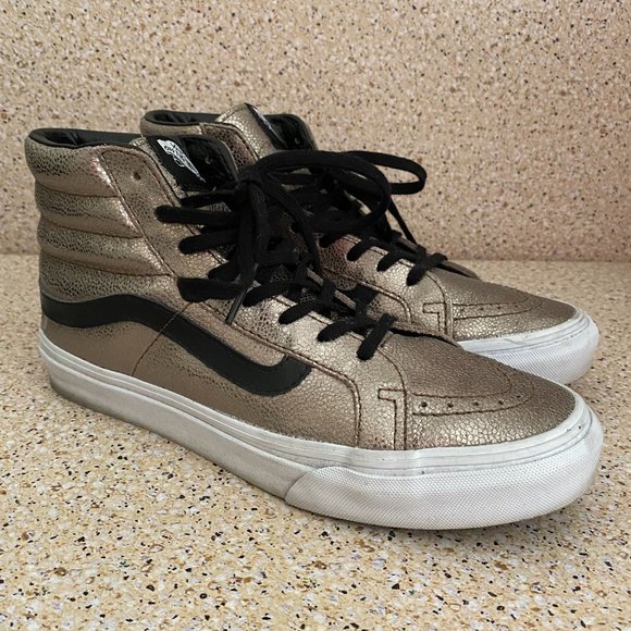Vans Shoes - Vans Sk8 Leather High-top Sneakers Size Women’s 7.5 Men’s 6